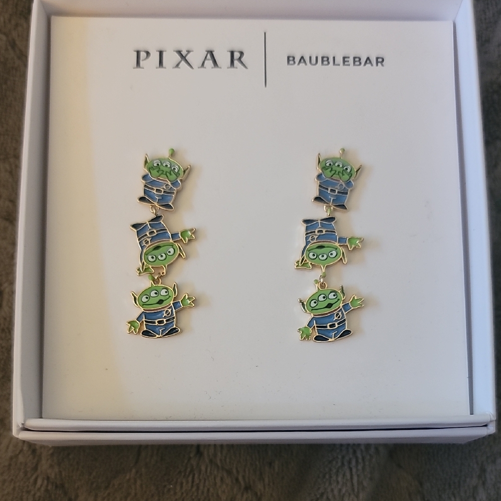 Baublebar X Disney Pixar Toy Story ALIEN" Earrings NiB